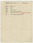 Moe Howard's 2pp. Script for the Skit ''Everything Comes in Threes'' -- Circa 1950 With Shemp -- Near Fine Condition